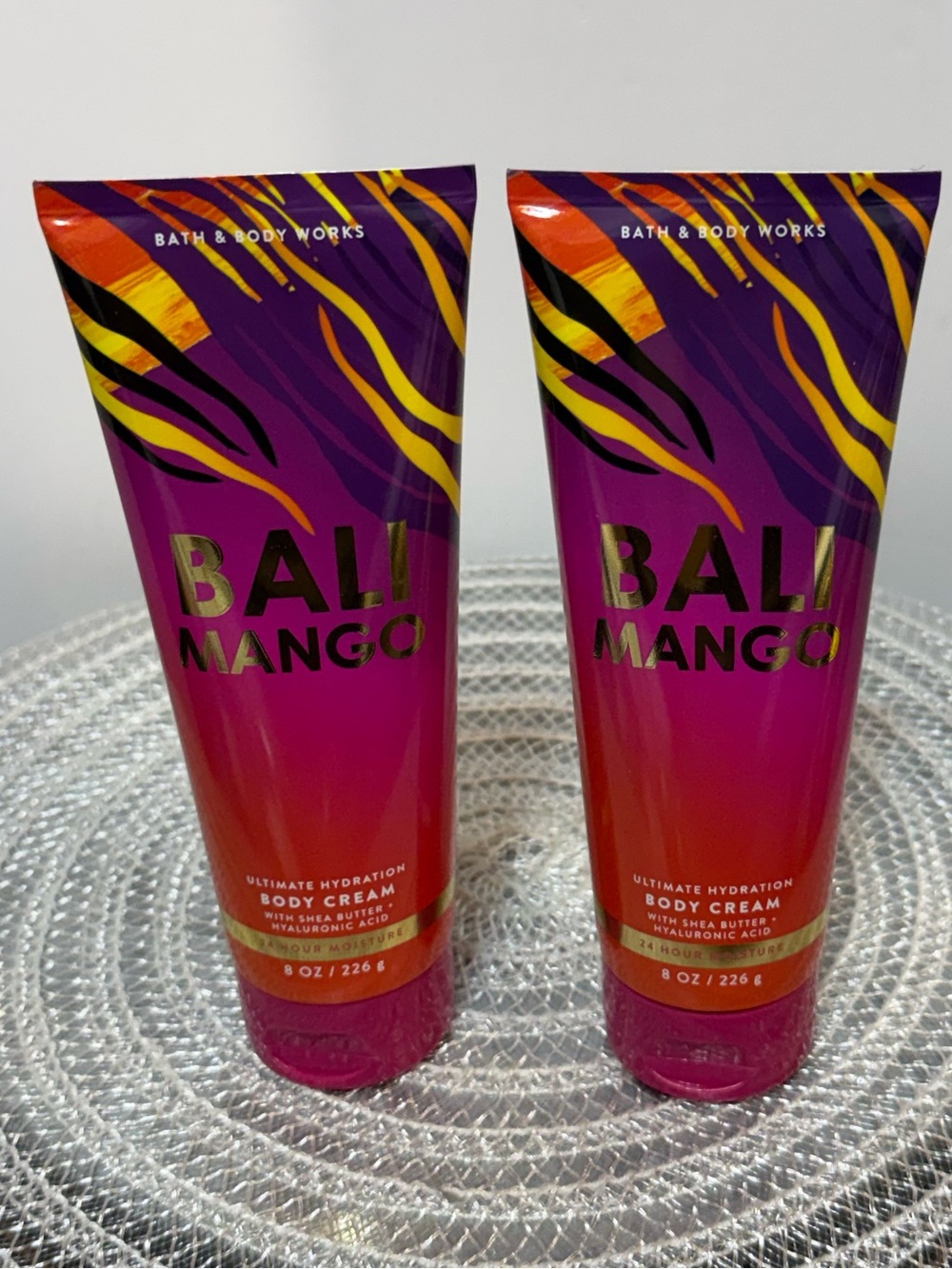 BBW Bali Mango Body Cream Set of 2 NWT